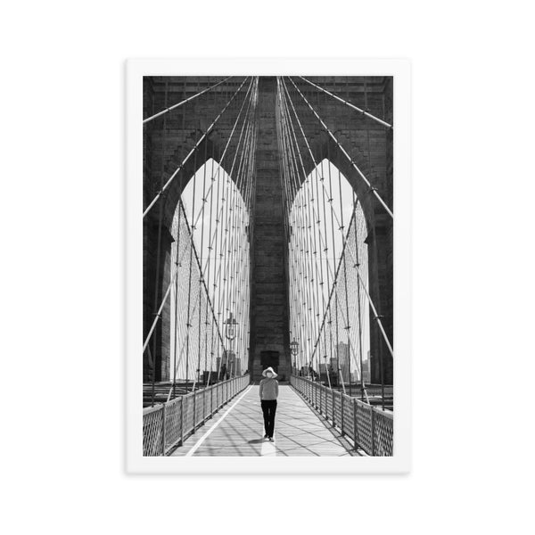 Brooklyn Fine Line - 12x18 Framed